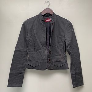 Ben Sherman Gray Blazer Button Up Jacket